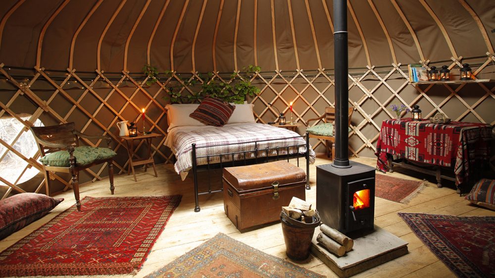 Yurt Holidays South Downs Glamping Hampshire - Adhurst Yurts Holidays